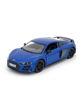 KiNSMART automobilis,2020 Audi R8 Coupe, mėlynas