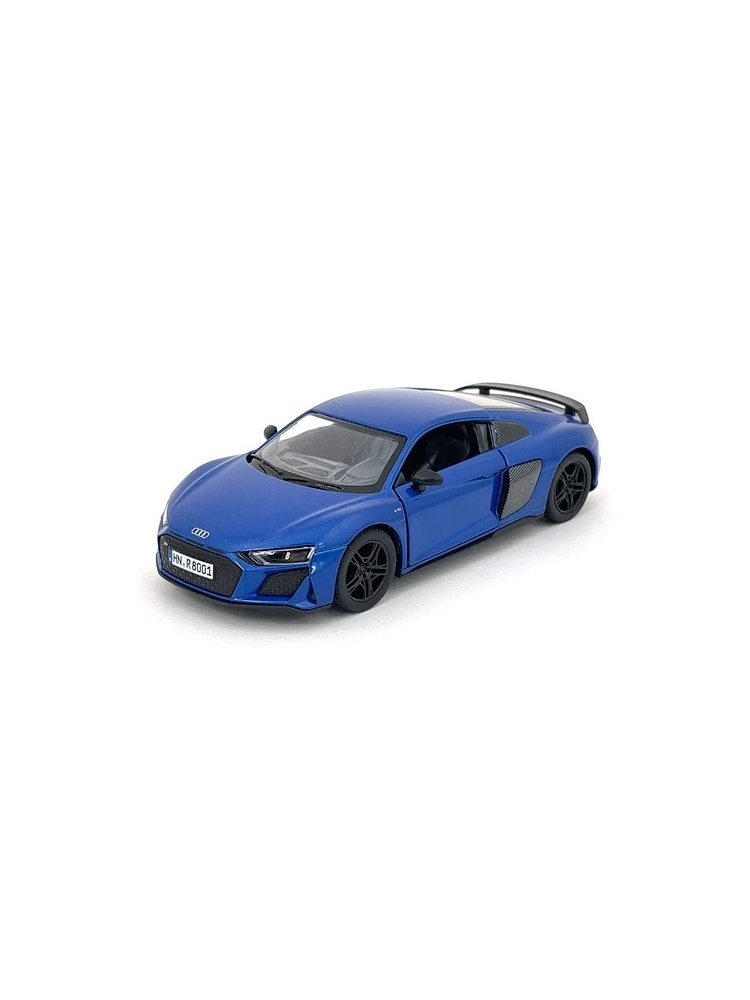 KiNSMART automobilis,2020 Audi R8 Coupe, mėlynas