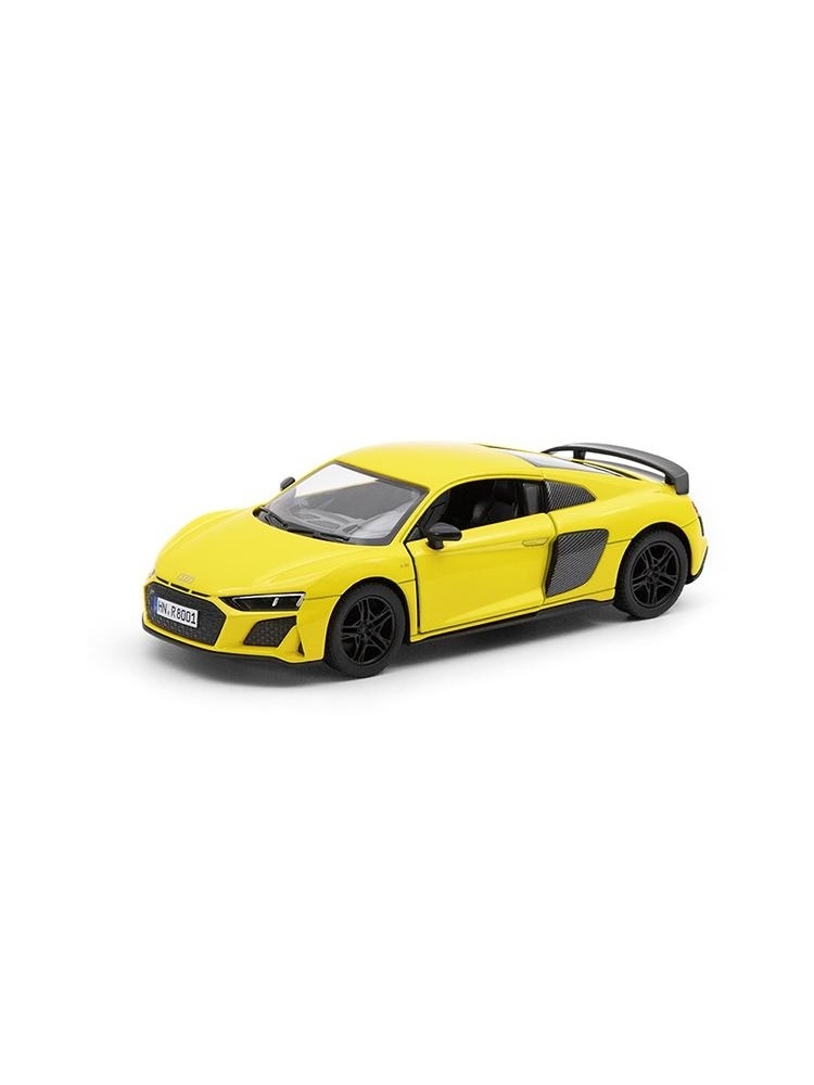 KiNSMART automobilis,2020 Audi R8 Coupe, geltonas